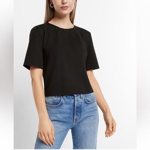 Skimming Ponte Boxy Tee